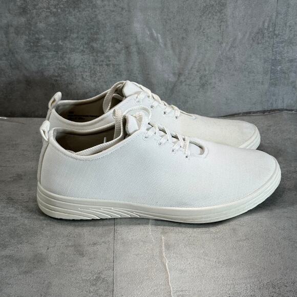 EASY STREET Women's White Knit Command Round-Toe Lace-Up Sneakers SZ 10 - Picture 1 of 14